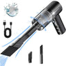 Wireless 120W High Power Vacuum Cleaner Dual Use Home Car Handheld Portable Black
