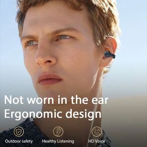 M47+ Wireless Bluetooth Earbuds Bone Conduction Headphones Sport Earphones Mic