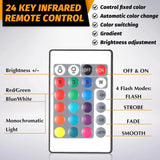 12 Pcs 3D LED Light Lamp Bases 16-Color Remote USB Stand for Acrylic Resin Glass