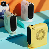 500W Desktop Electric Heater Smart Thermostat Fan Heater Fast Heating for Home