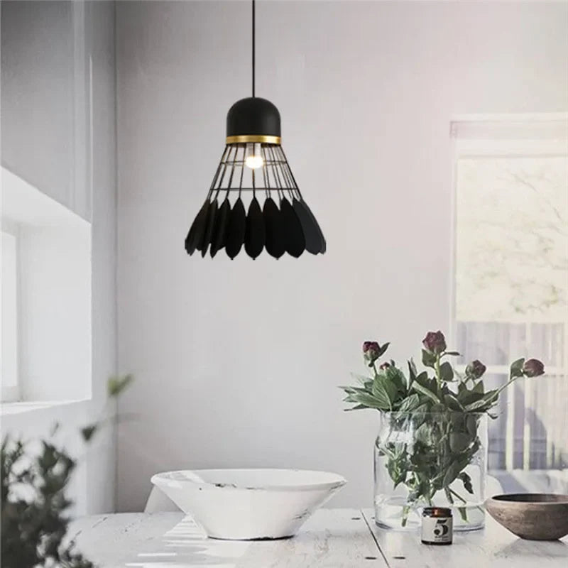 Retro Loft Industrial Pendant Light Wrought Iron Metal Ball E27 Hanging Lamp