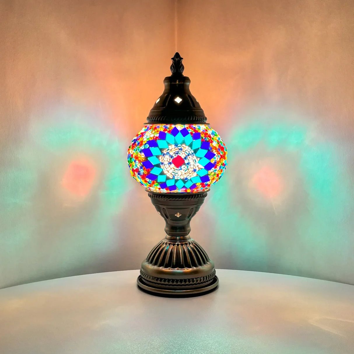 DIY Mosaic Table Lamp Kit Handmade Craft Night Light Parent Child Activity