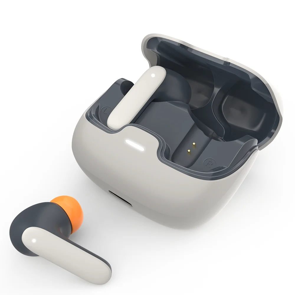 Bluetooth 5.4 TWS Wireless Earphones In-Ear Dual Mic ENC Noise Cancelling Headset