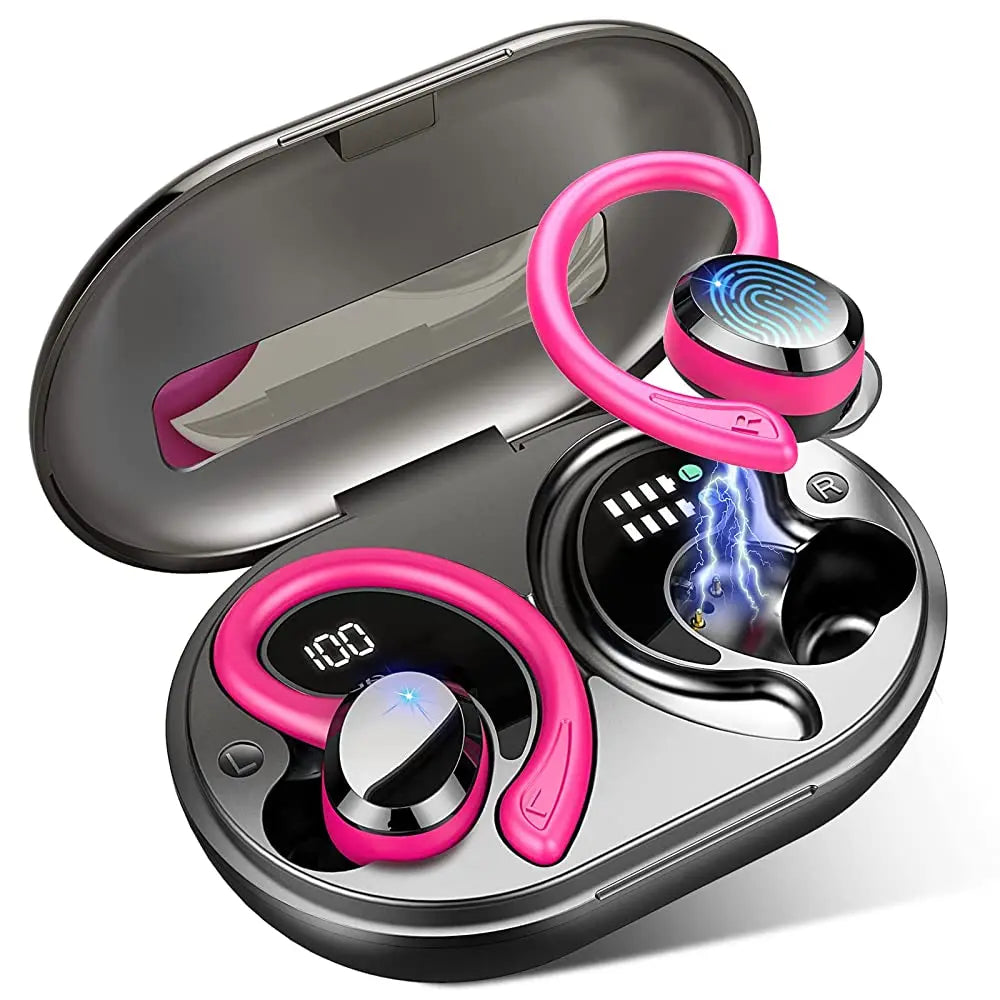 Wireless Bluetooth 5.3 Earbuds Stereo Bass In-Ear Noise Cancelling IP7 Waterproof