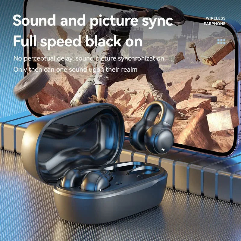 M47+ Wireless Bluetooth Earbuds Bone Conduction Headphones Sport Earphones Mic