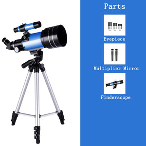 150X HD Astronomical Telescope with Night Vision Long Range Star Moon Viewing Scope