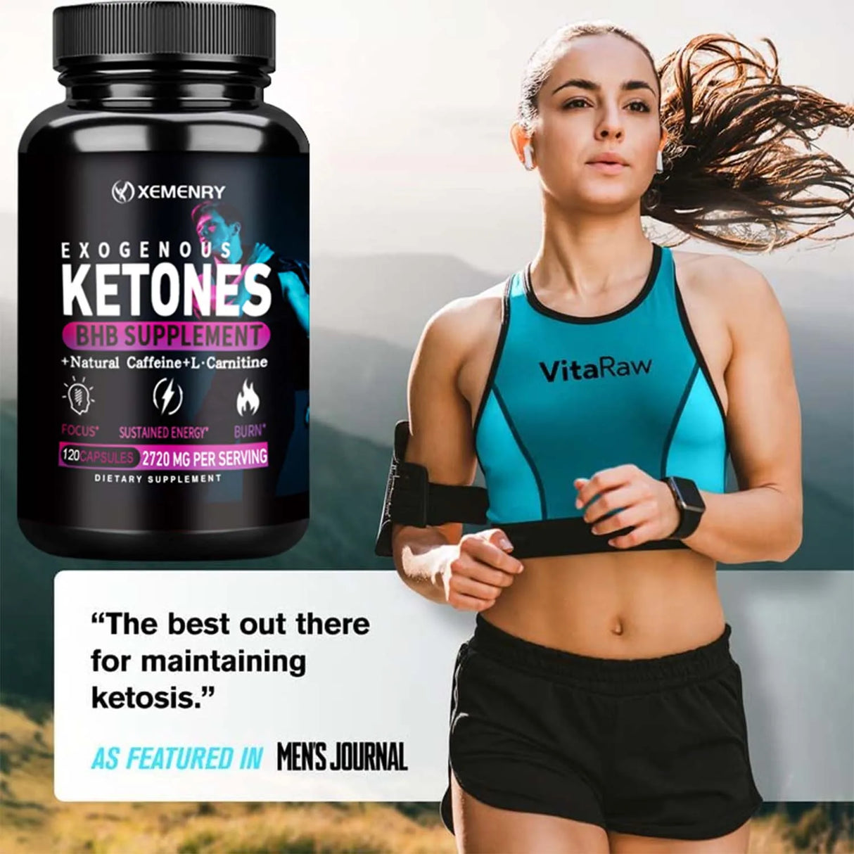 Keto BHB Exogenous Ketone - Fat Burning, Immunity & Metabolism Support