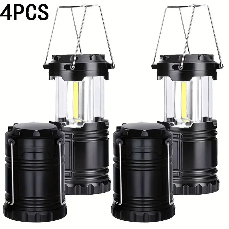 COB LED Camping Lantern Ultra Bright Portable Emergency Light Battery Powered