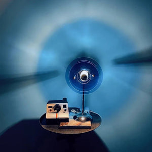 Sunset Projection Lamp Rainbow LED Night Light USB Photography Wall Decor