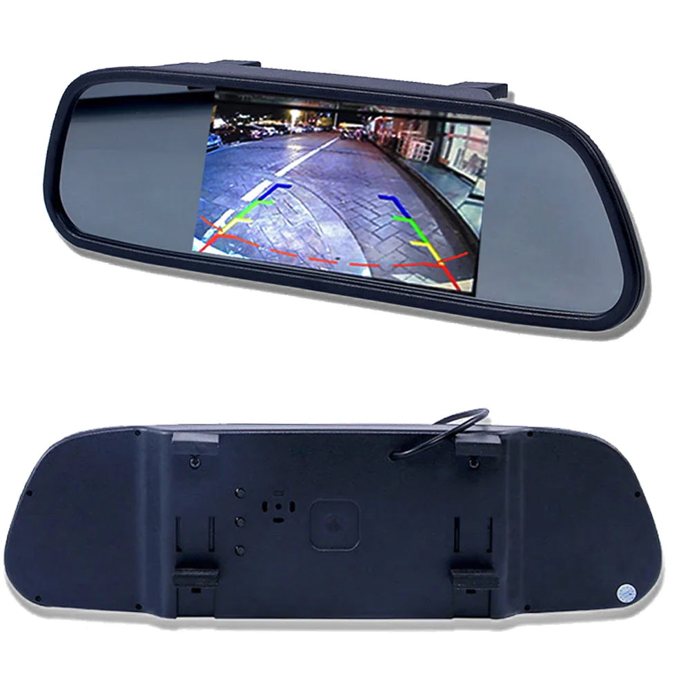 5 Inch TFT LCD Car Rearview Monitor HD 800x480 Parking Screen Dual Video Input