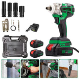 380Nm 21V Brushless Cordless Electric Wrench High Torque Impact Tool