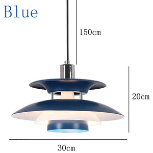 Danish UFO Pendant Ceiling Light – E27 Hanging Lamp for Bedroom & Dining Room