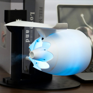 Cool Mist Humidifier with RGB Light Turbo Fan Design