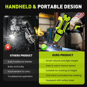 Portable 110V ARC Welder IGBT Inverter Handheld Stick Welding Machine 20-200Amp