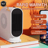 500W Desktop Electric Heater Smart Thermostat Fan Heater Fast Heating for Home