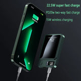 100000mAh Magnetic Wireless Power Bank 22.5W Fast Charging for iPhone & Samsung
