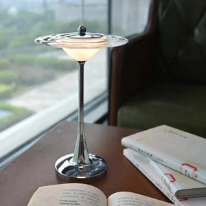 Bauhaus Style Rechargeable Table Lamp LED Mood Light for Bedroom Living Room Decor