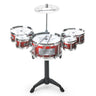 Kids Jazz Drum Set 5 Drum Kit with Cymbal Beginner Musical Toy