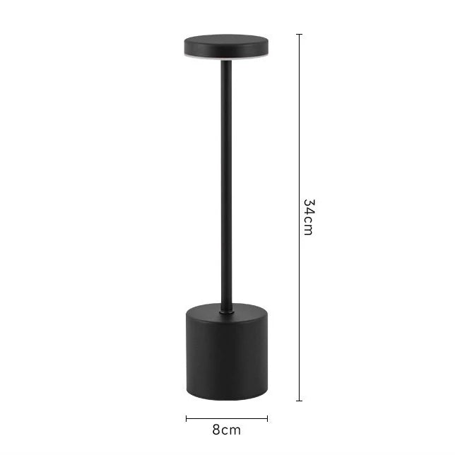 Touch LED Table Lamp 3 Color Modes Rechargeable Mushroom Night Light Desk