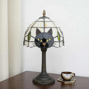 Cute Black Cat Table Lamp Night Light for Kids Bedroom Nursery Desk Decor