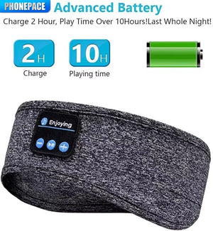 Bluetooth Sleep Headband Wireless Headphones Music Eye Mask Sports Sleeping