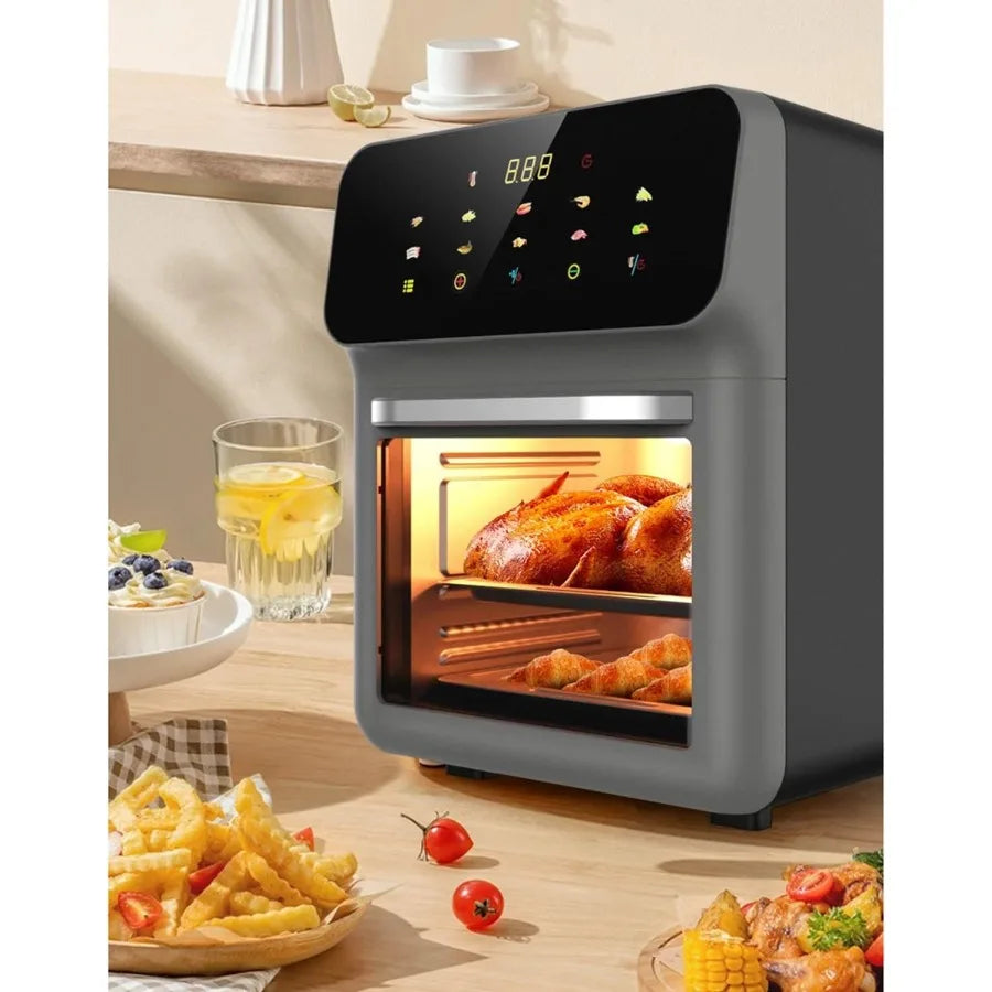 11-in-1 Air Fryer Toaster Oven Combo with Grill Digital Convection Countertop