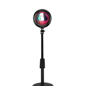 Sunset Projector Lamp Rainbow LED Night Light Bedroom Room Decor Wall Table Lamp