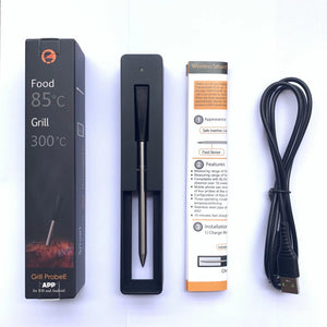 Wireless Bluetooth Meat Thermometer Digital BBQ Grill Oven Smoker Sous Vide