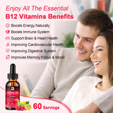 BEWORTHS Vitamin B12 Drops Energy and Immune Support Supplement