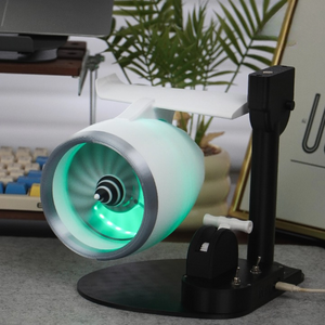 Cool Mist Humidifier with RGB Light Turbo Fan Design