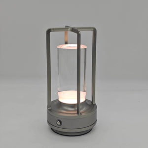 LED Crystal Table Lamp Touch Dimmable Rechargeable Bedside Night Light Decor