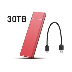 External Portable SSD 2TB 20TB 30TB USB 3.1 Type-C High Speed Drive