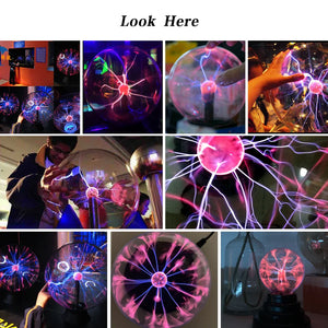 Magic Crystal Plasma Ball Lamp – LED Night Light for Kids, Bedroom & Novelty Decor