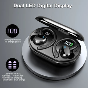 Wireless Bluetooth 5.3 Earbuds Stereo Bass In-Ear Noise Cancelling IP7 Waterproof