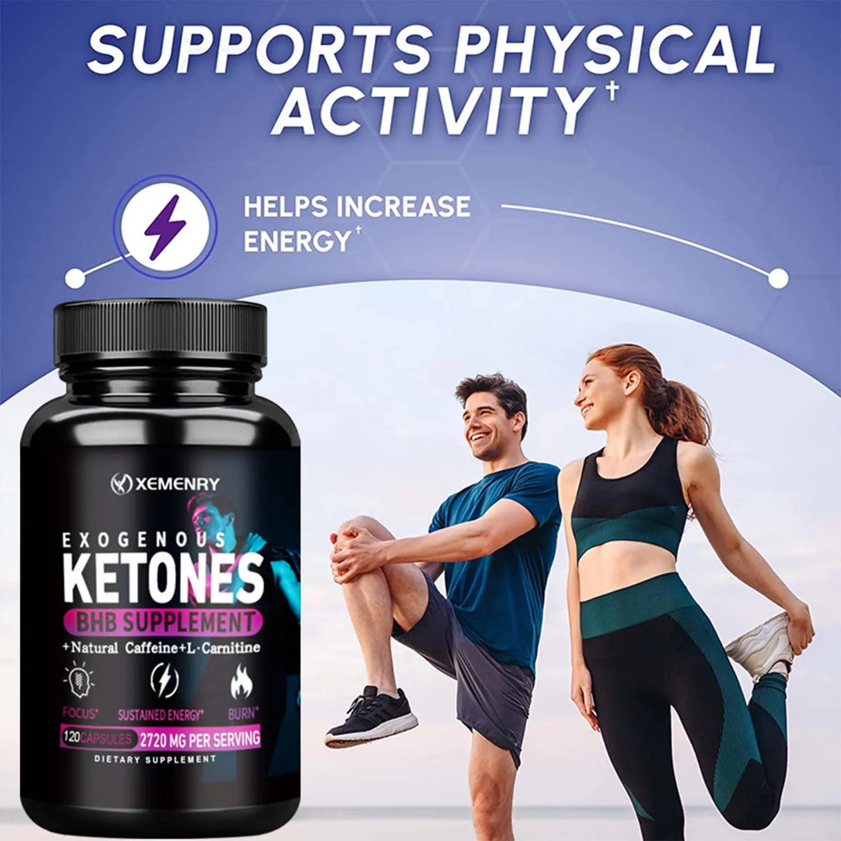 Keto BHB Exogenous Ketone - Fat Burning, Immunity & Metabolism Support