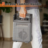 1500W Electric Space Heater – Utility Heater 5120 BTU with Thermostat Control