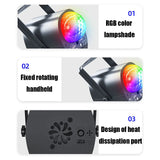 3-in-1 DJ Disco Party Light Sound Activated Strobe Pattern Projector Lamp