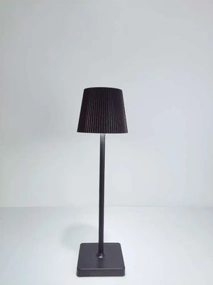 Modern Stripe LED Table Lamp USB Wireless Charging Touch Dimmable Bedside Light