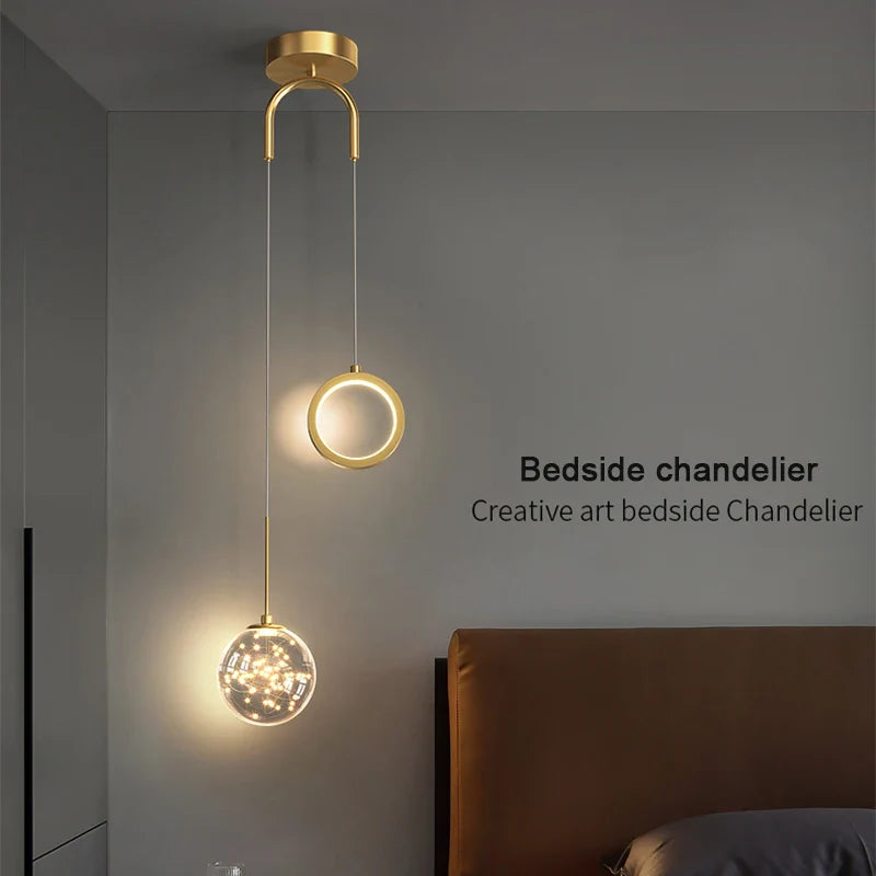 LED Pendant Light Hanging Lamp for Living Room Bedroom Dining Table Home Decor
