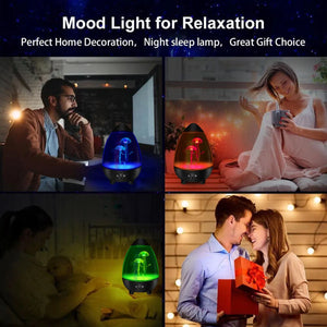 LED Jellyfish Lamp RGB Mood Light USB Night Light with Remote Aquarium Desk Decor
