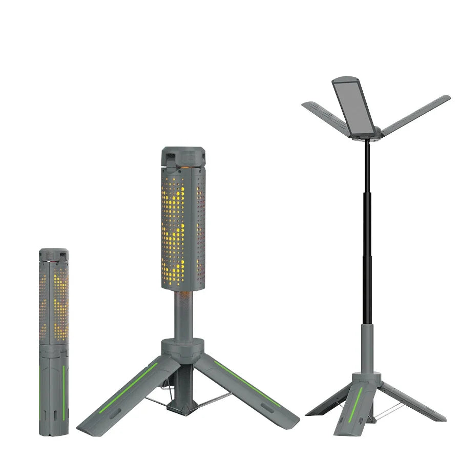 1000LM Rechargeable Camping Lantern Retractable Work Light Hiking Emergency