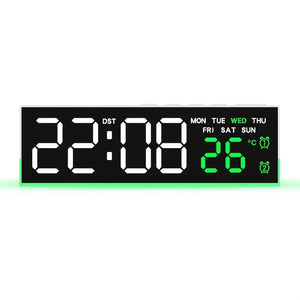 Smart LED Alarm Clock with Night Light Digital Bedside Clock 12/24H Display