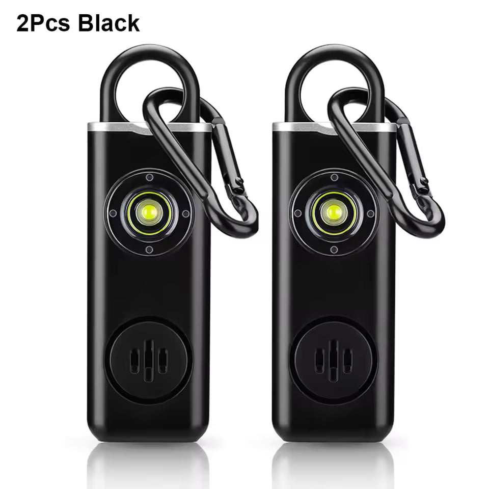 Personal Safety Alarm for Women Children Elderly 130dB Loud Rechargeable Keychain