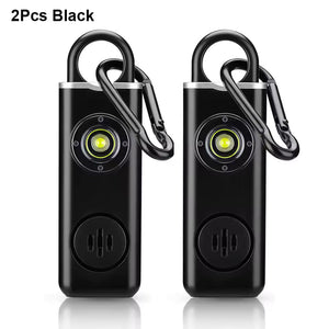 Personal Safety Alarm for Women Children Elderly 130dB Loud Rechargeable Keychain