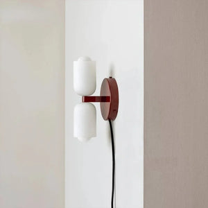 Modern Glass Wall Sconce LED Light for Bedroom Bathroom Bedside Hotel Decor