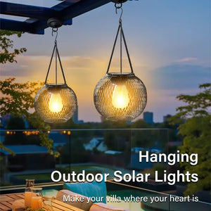 Retro Waterproof Outdoor Wall Lantern Vintage Iron Garden Balcony Sconce