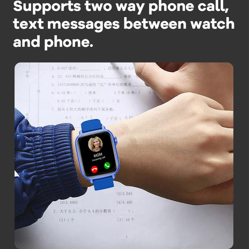 4G Kids Smart Watch with GPS, Video Call, SOS, Camera & Location Tracker