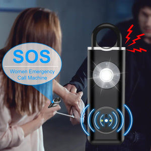 Personal Safety Alarm for Women Children Elderly 130dB Loud Rechargeable Keychain