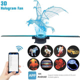 42CM WiFi 3D Hologram Fan Holographic Projector Advertising Display Light