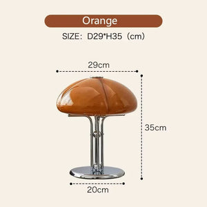 Nordic Pumpkin LED Desk Lamp Bauhaus Retro Bedroom Bedside Living Room Light